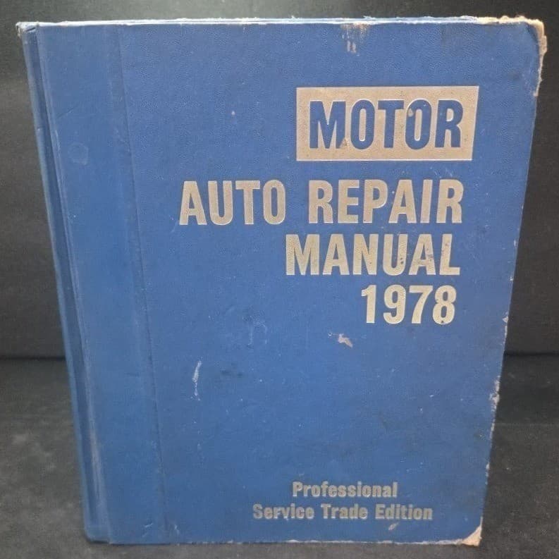Motor Auto Repair Manual 1978, Professional Service Trade Ed, 41st Ed Hardcover - Thumbnail 2