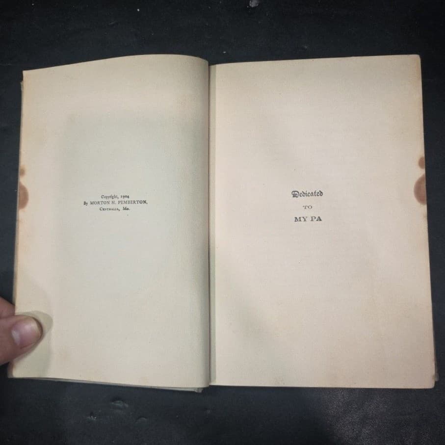 Reuben His Book 1905 Morton H Pemberton 1st Ed Missouri Farmer Travel Humor - Thumbnail 5