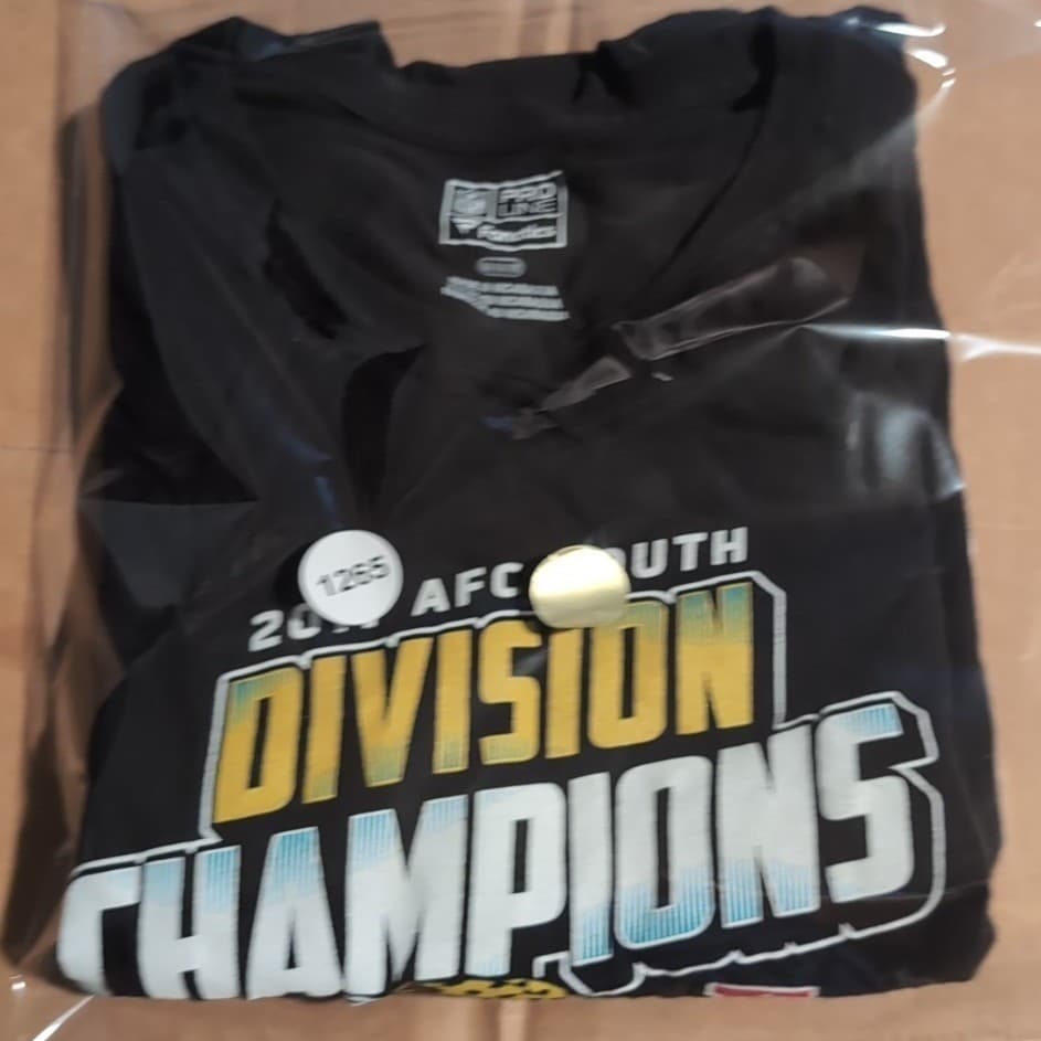 NFL Fanatics Jacksonville Jaguars 2017 AFC South Division Champions Shirt Mens M - Thumbnail 7