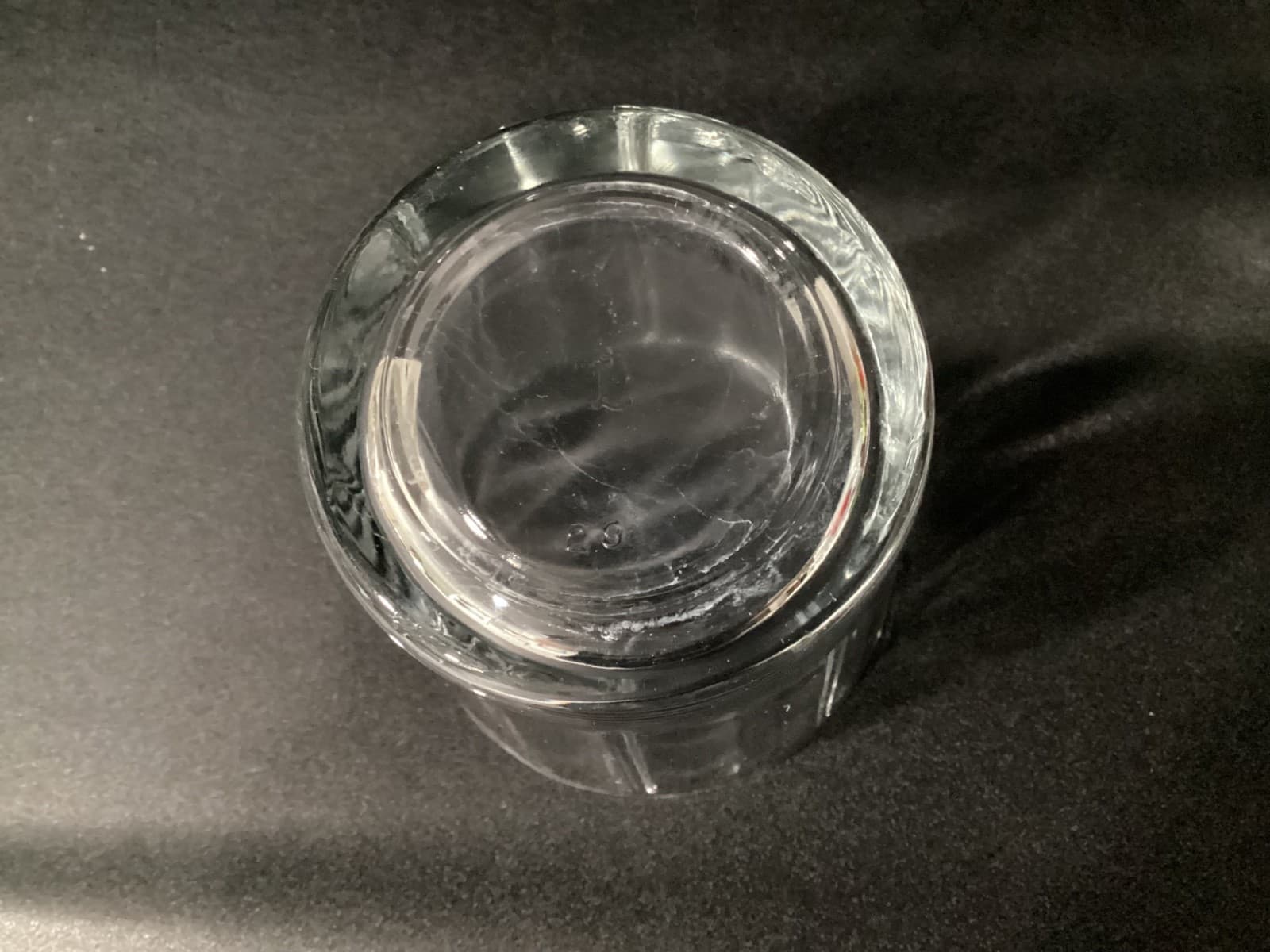 Libbey Short Paneled Clear Whiskey Glass Tumbler 4" Tall Set of 4 - Thumbnail 6