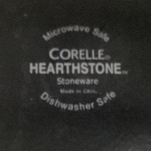Corelle Hearthstone Bay Leaf Green Salad Plates, Set of 3, Square Stoneware - Thumbnail 3
