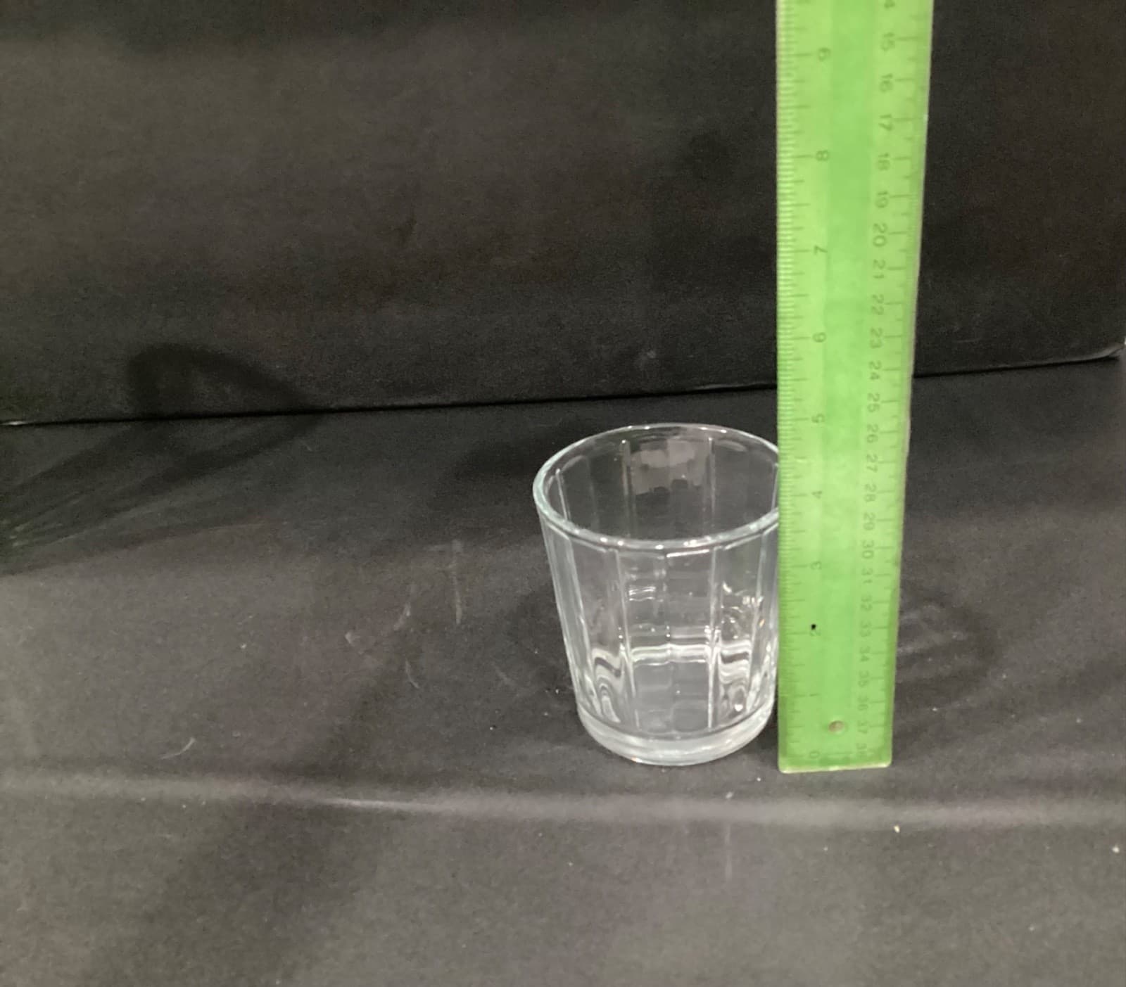 Libbey Short Tall Paneled Clear Glass Tumbler 4"/6” Tall Set of 2 - Thumbnail 5
