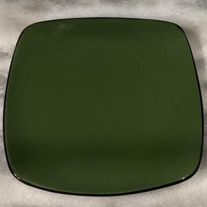 Corelle Hearthstone Bay Leaf Green Salad Plates, Set of 3, Square Stoneware - Thumbnail 5
