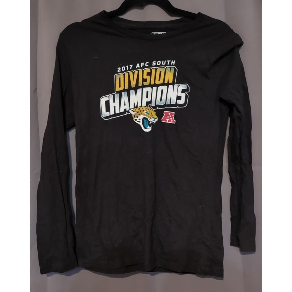 NFL Fanatics Jacksonville Jaguars 2017 AFC South Division Champions Shirt Mens M - Thumbnail 3