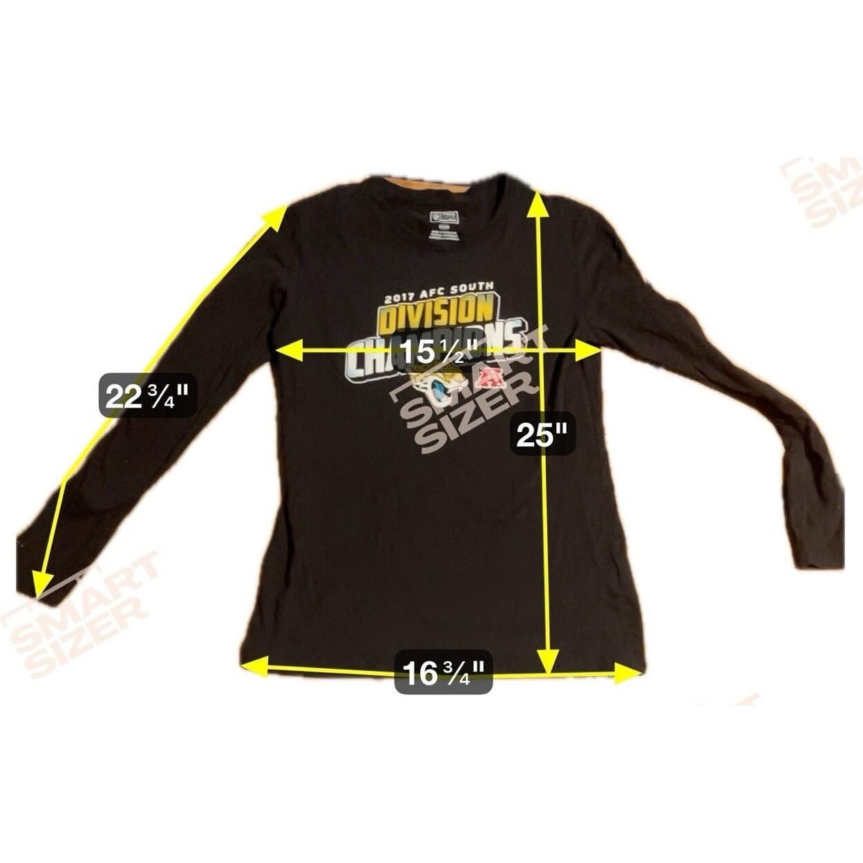 NFL Fanatics Jacksonville Jaguars 2017 AFC South Division Champions Shirt Mens M - Thumbnail 2