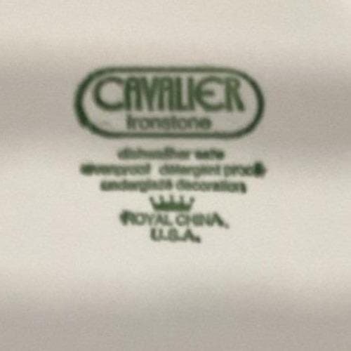 Royal USA Cavalier Blue Onion Dinner Plates, Set of 3, Vtg Ironstone, Dinnerware - Thumbnail 3
