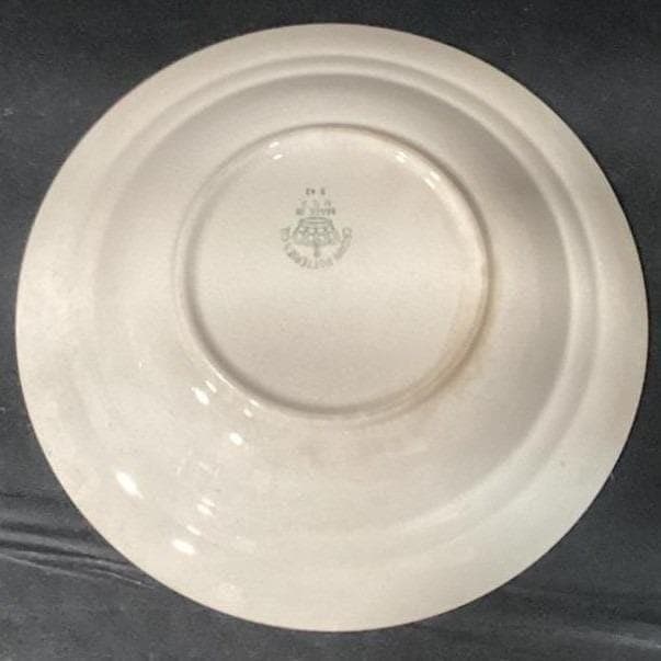 Crown Potteries Floral Serving Bowl, White Serveware, Replacement Tableware - Thumbnail 5