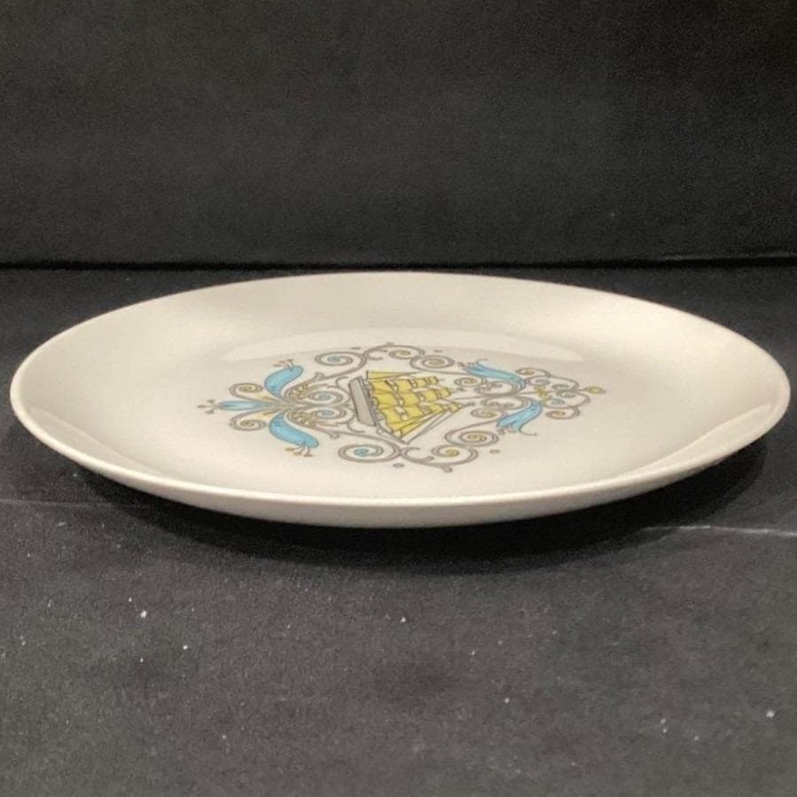 Canonsburg Voyager Stanhome Dinner Plate, Dura-Gloss USA, Nautical Ship Pattern - Thumbnail 10