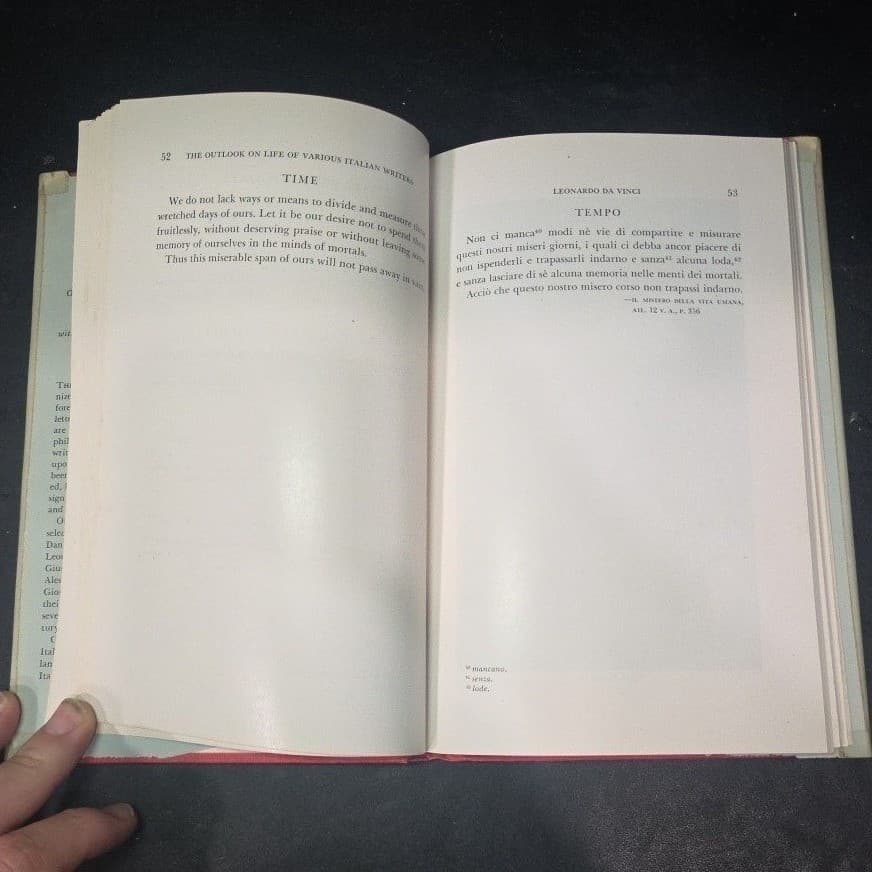 The Outlook on Life of Various Italian Writers Ginevra Capocelli 1963 Hardcover - Thumbnail 6