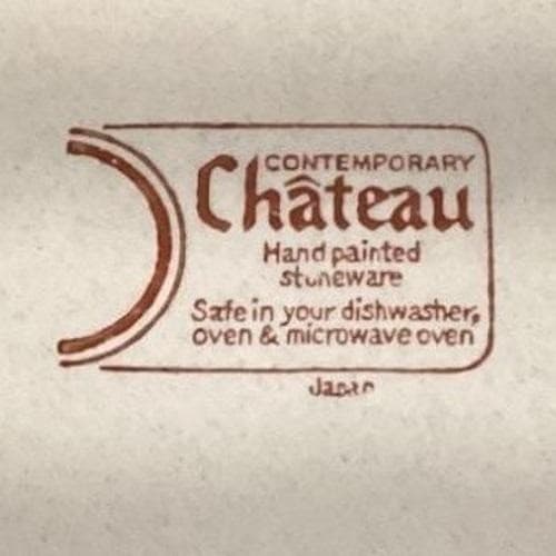 Chateau Cobalt Blue Dinner Plates, Set of 2, Stoneware Japan, Vintage Dinnerware - Thumbnail 3