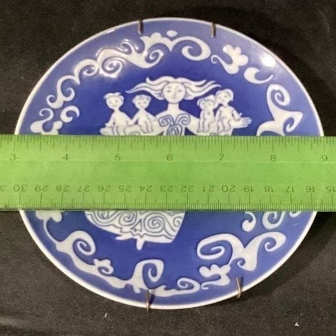 Royal Copenhagen Mors Dag Collector Plates, Set of 2, Blue & White, Mother's Day - Thumbnail 2