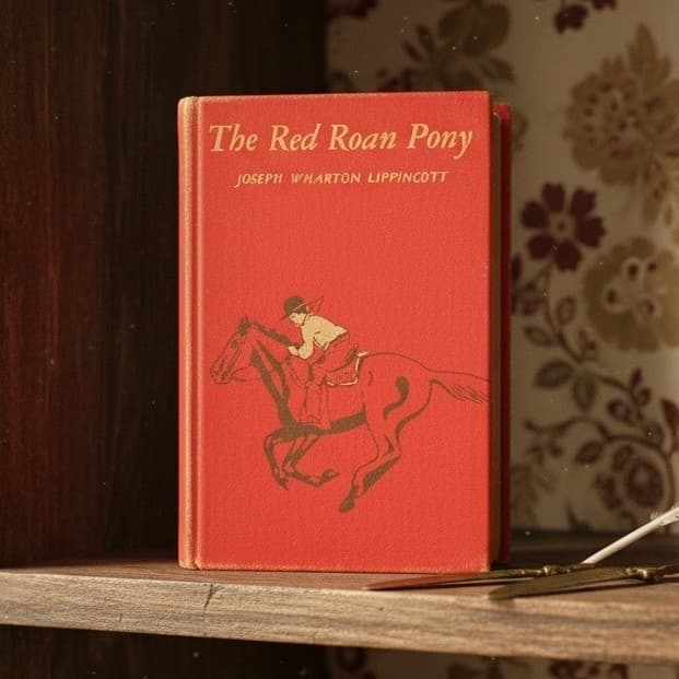 The Red Roan Pony Joseph Wharton Lippincott 1951 Hardcover CW Anderson Illus