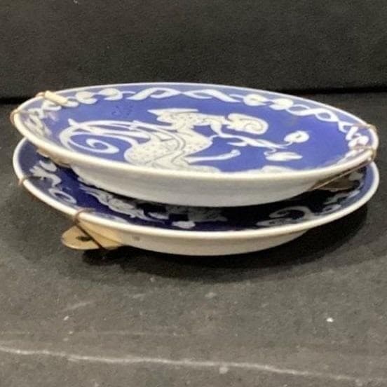 Royal Copenhagen Mors Dag Collector Plates, Set of 2, Blue & White, Mother's Day - Thumbnail 8