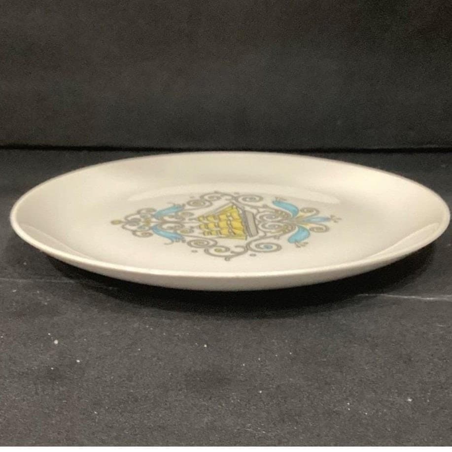 Canonsburg Voyager Stanhome Dinner Plate, Dura-Gloss USA, Nautical Ship Pattern - Thumbnail 8