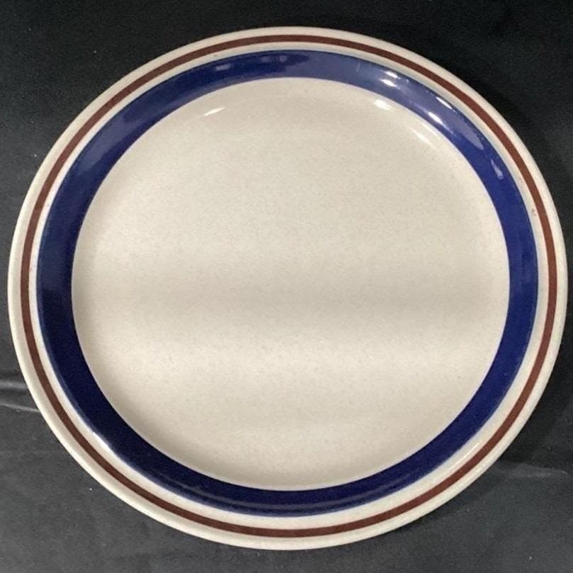 Chateau Cobalt Blue Dinner Plates, Set of 2, Stoneware Japan, Vintage Dinnerware - Thumbnail 5