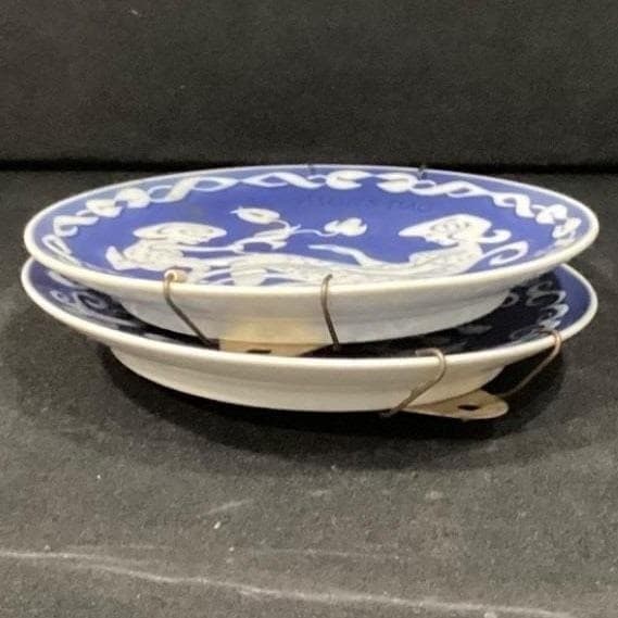 Royal Copenhagen Mors Dag Collector Plates, Set of 2, Blue & White, Mother's Day - Thumbnail 9