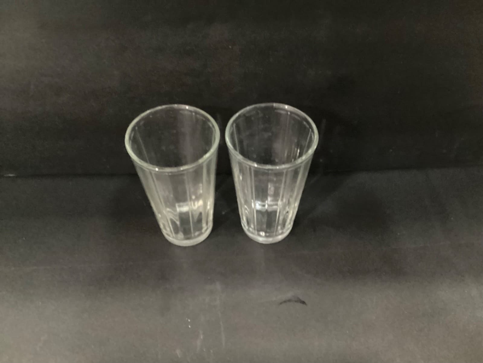 Libbey Tall Paneled Clear Highball Glass Tumbler 6” Tall Set of 2 - Thumbnail 2