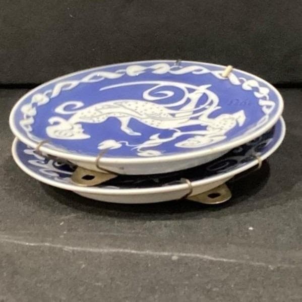 Royal Copenhagen Mors Dag Collector Plates, Set of 2, Blue & White, Mother's Day - Thumbnail 7