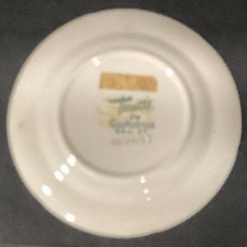 Thematie by Crooksville China Floral Salad & Bread Plate, Vintage USA Ceramics - Thumbnail 5