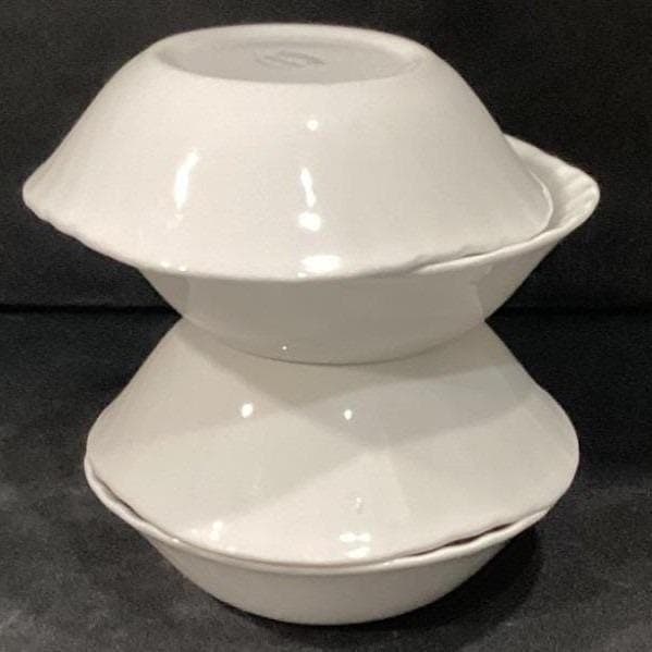 Johnson Brothers Regency White Dessert Bowls, Set Of 4, Swirl Ironstone England - Thumbnail 10