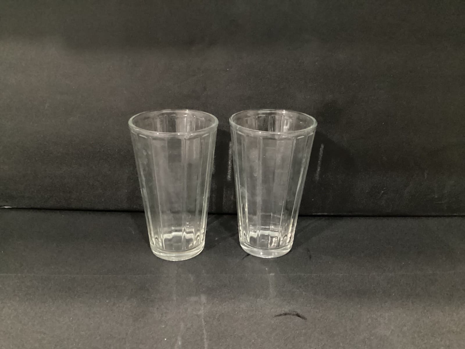 Libbey Tall Paneled Clear Highball Glass Tumbler 6” Tall Set of 2 - Thumbnail 8