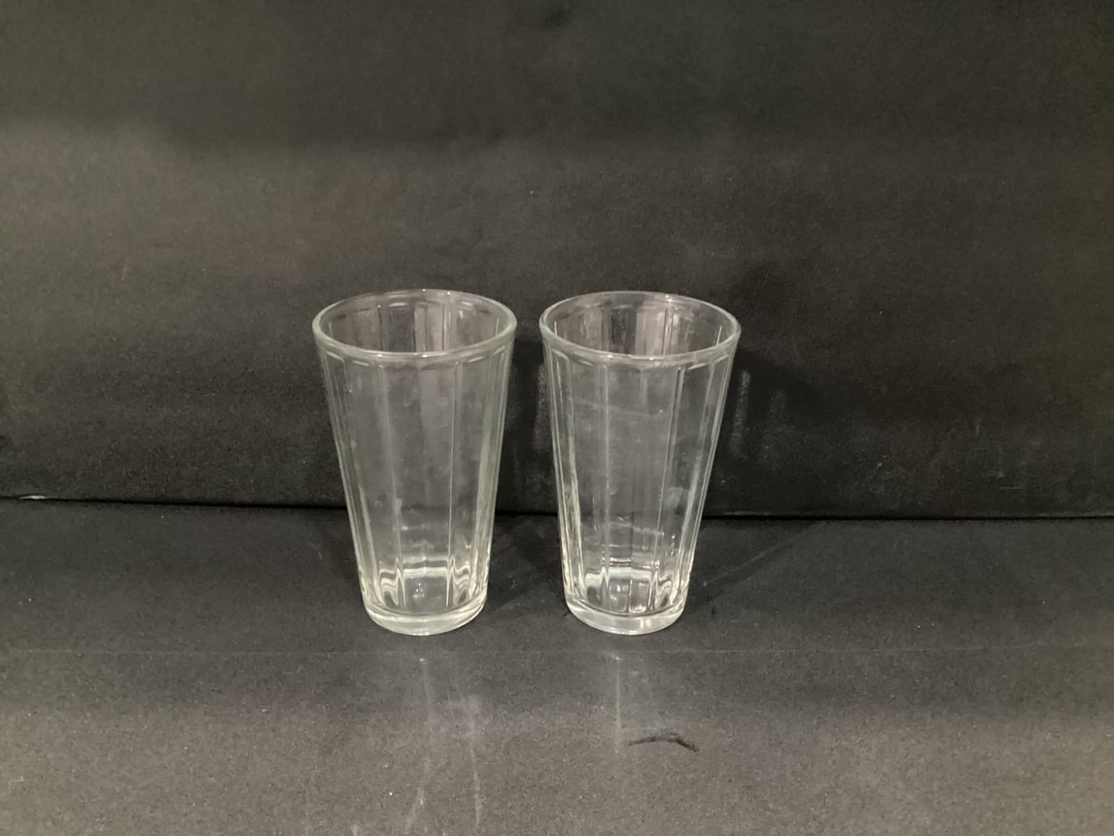Libbey Tall Paneled Clear Highball Glass Tumbler 6” Tall Set of 2 - Thumbnail 9