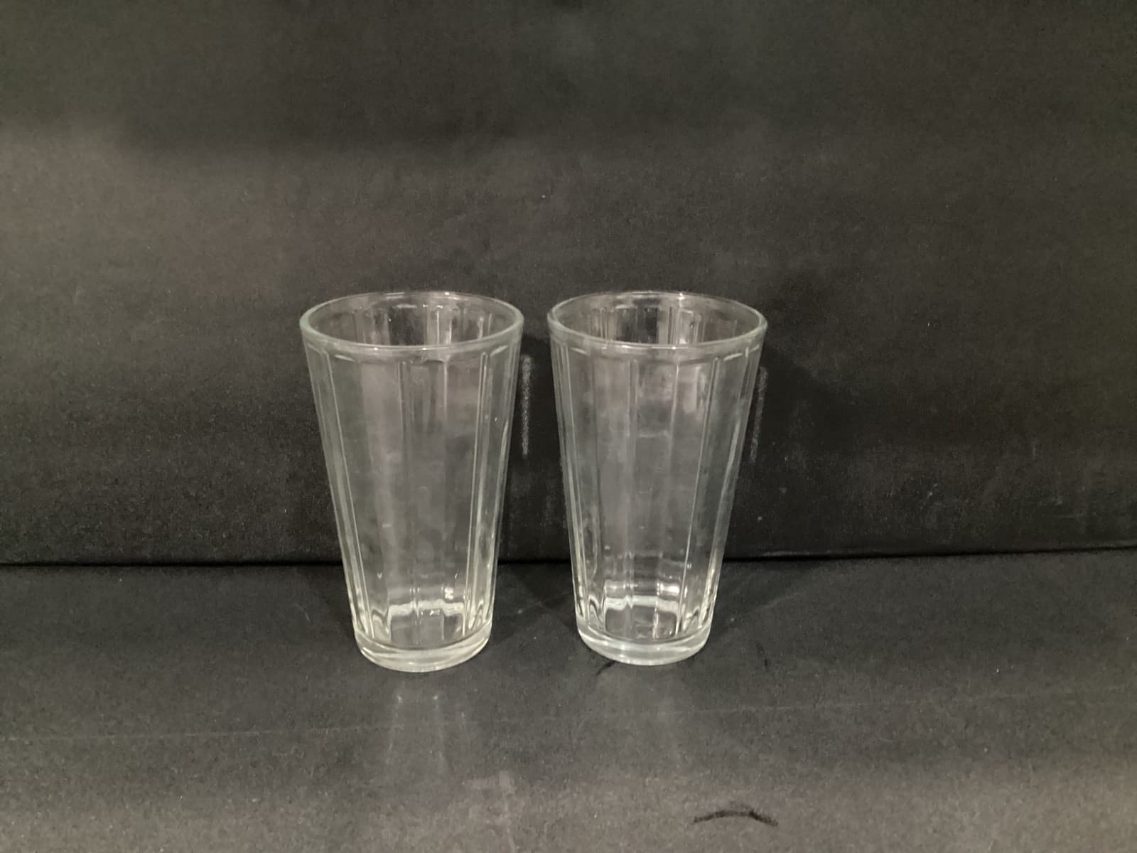 Libbey Tall Paneled Clear Highball Glass Tumbler 6” Tall Set of 2 - Thumbnail 7