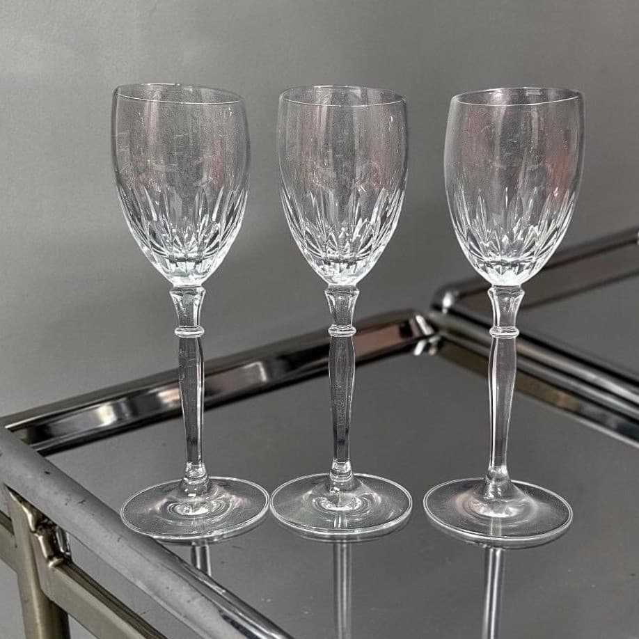 Schott-Zwiesel Cordial Glasses, Set of 3, Vintage Crystal Stemware, Replacements