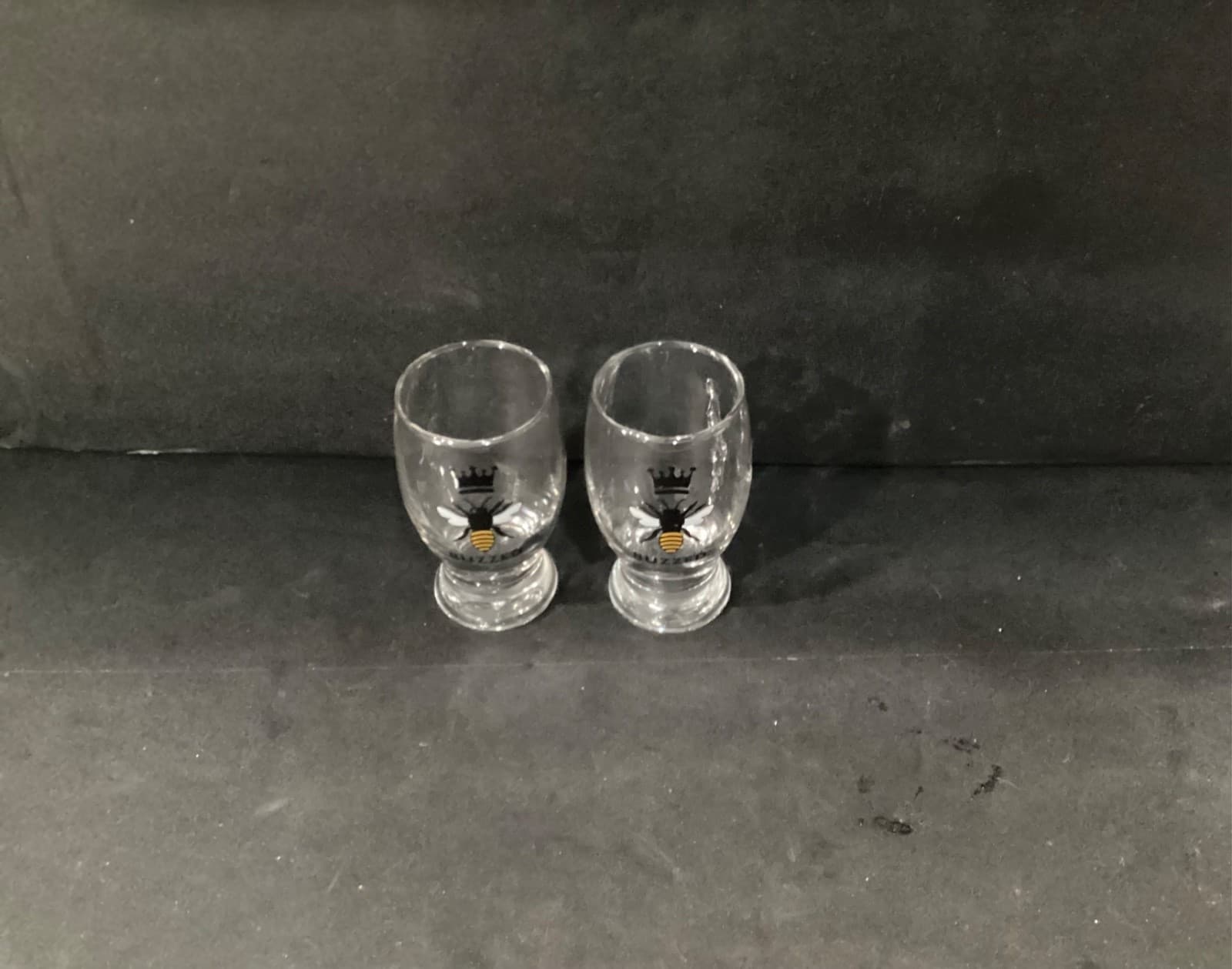 Set of 2 Buzzed Bee Juice Shot Glasses 4.5” - Thumbnail 2