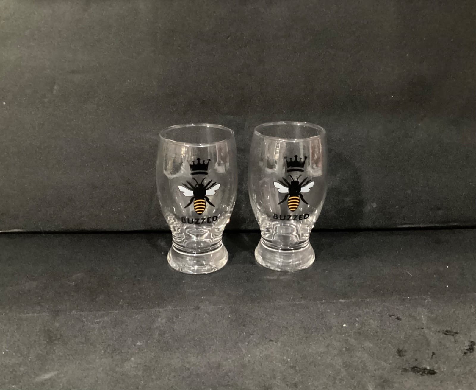 Set of 2 Buzzed Bee Juice Shot Glasses 4.5” - Thumbnail 7