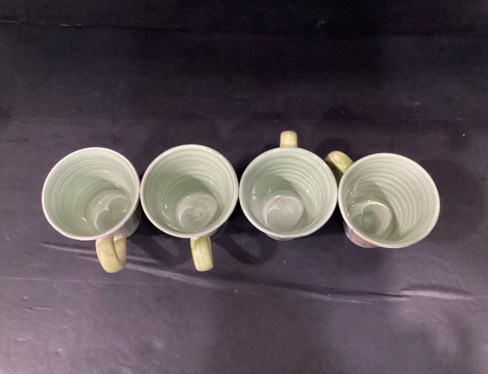 Set of 4 Meiwa Coffee Cups Mugs 12 ounces Handpainted - Thumbnail 7