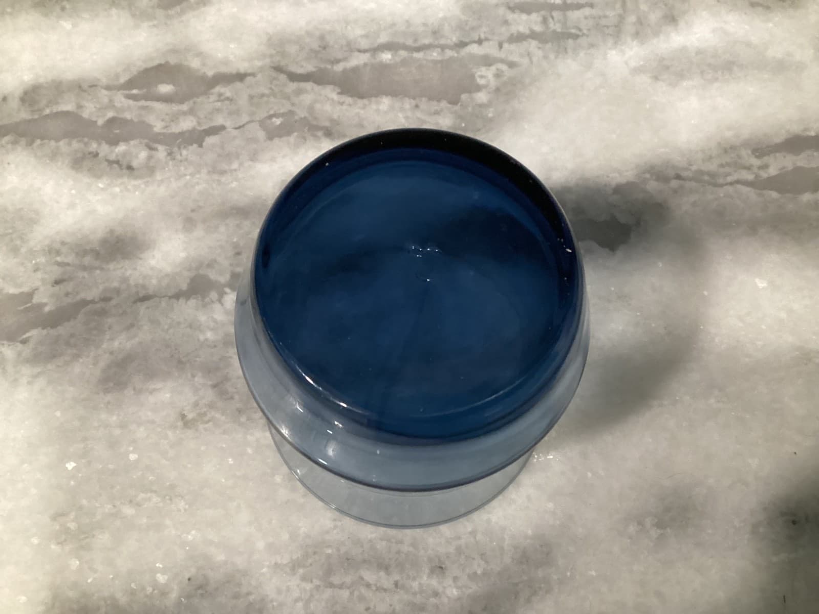 Vintage Libbey Apollo Dusky Blue Small 3” Juice Glasses Set of 2 - Thumbnail 5