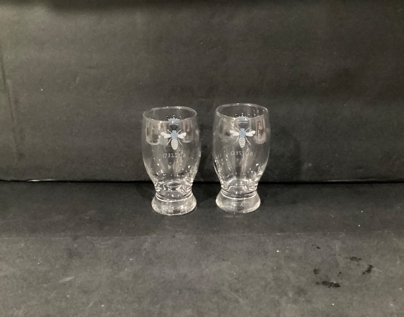 Set of 2 Buzzed Bee Juice Shot Glasses 4.5” - Thumbnail 9