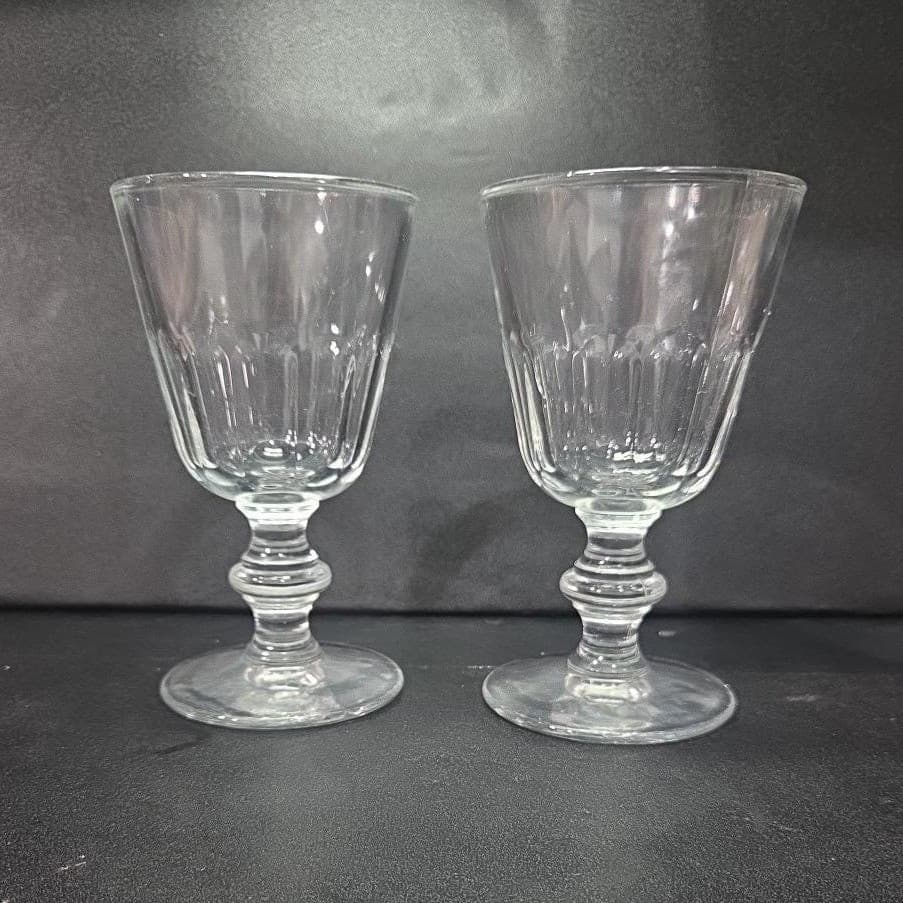 La Rochere Perigord Wine Glasses, Set of 2, Vtg French Bistro Goblets, Stemware - Thumbnail 4