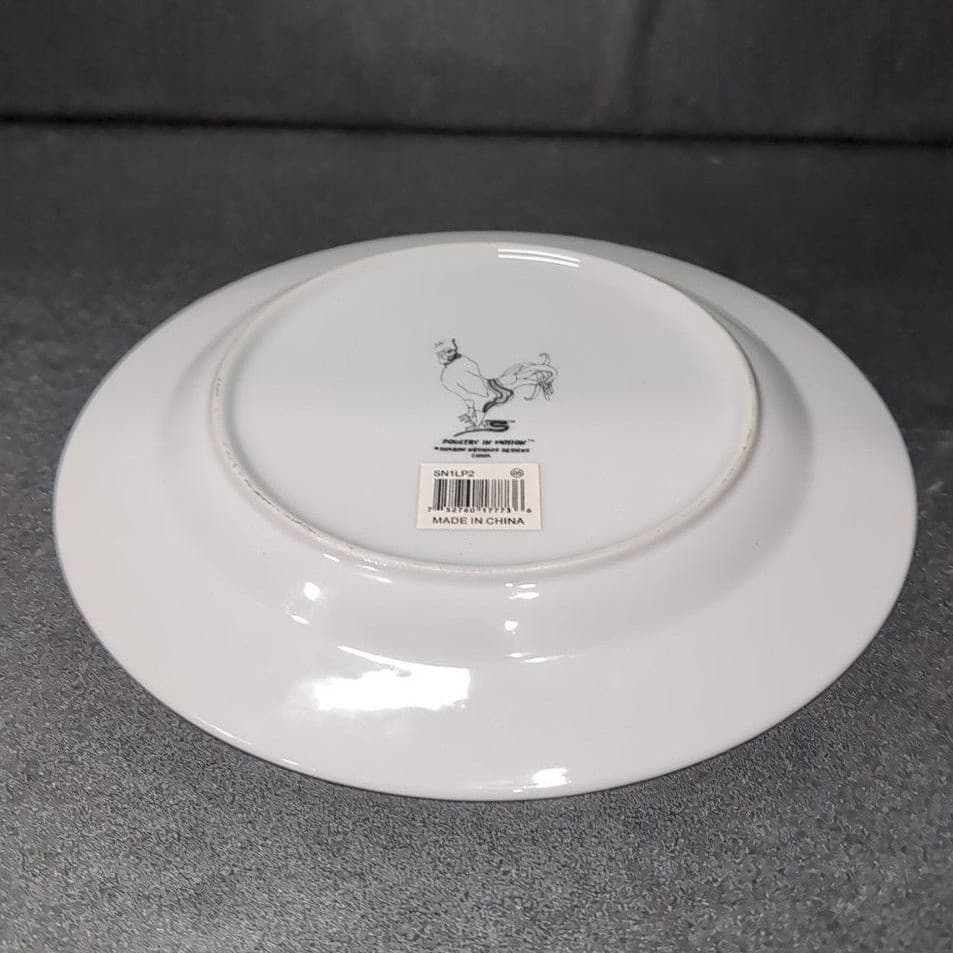 Sharon Neuhaus Hawaiian Luncheon Plate, Vintage Poultry In Motion Series Dish - Thumbnail 6