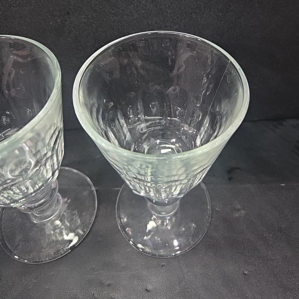 La Rochere Perigord Wine Glasses, Set of 2, Vtg French Bistro Goblets, Stemware - Thumbnail 6