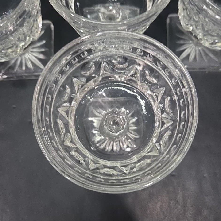 Indiana Glass Park Lane Champagne Glasses, Set of 4, Vintage Sherbet Coupes - Thumbnail 7