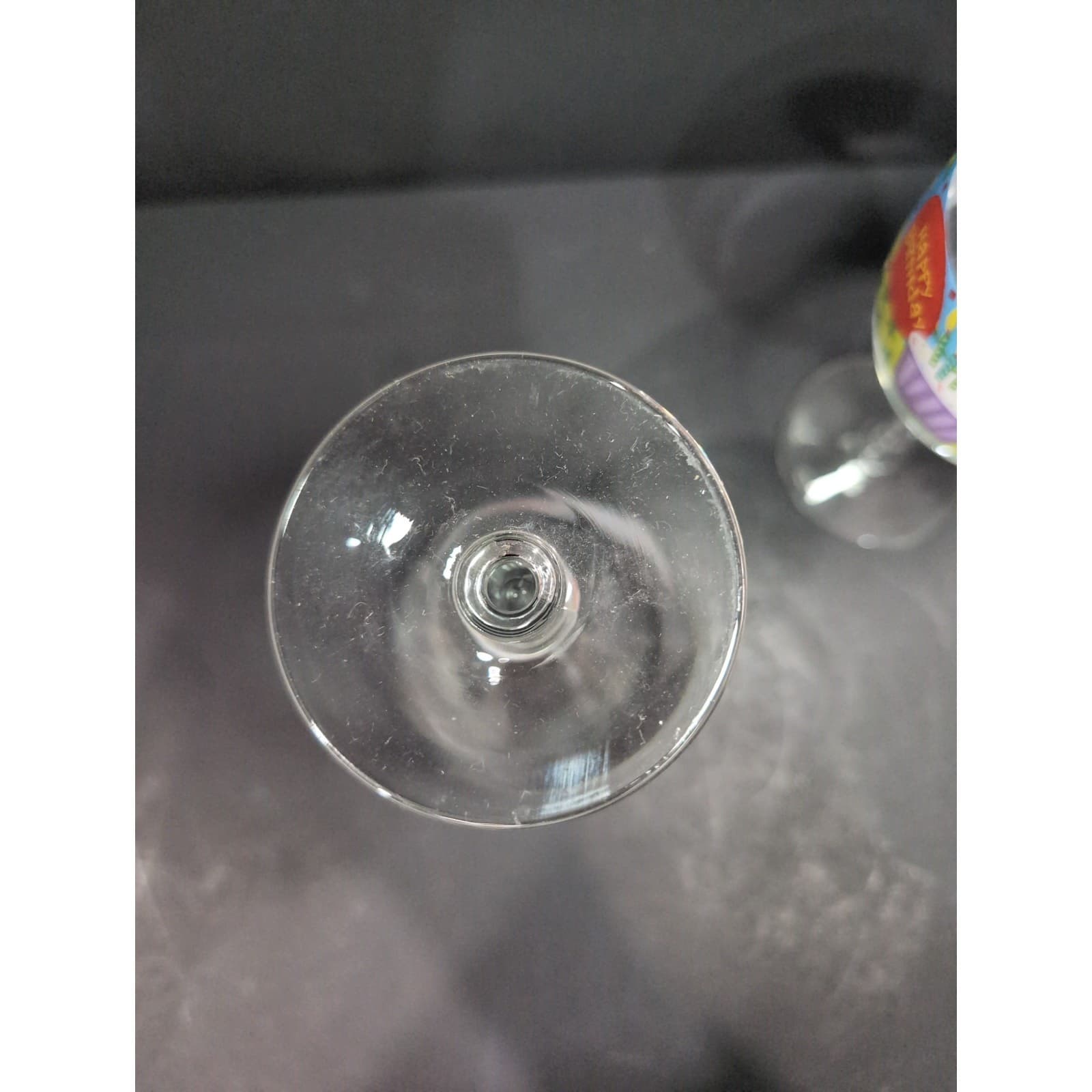 Birthday Wine Glass Pair, "Cheers On Your Birthday" Set, 7" Tall, Celebratory - Thumbnail 7