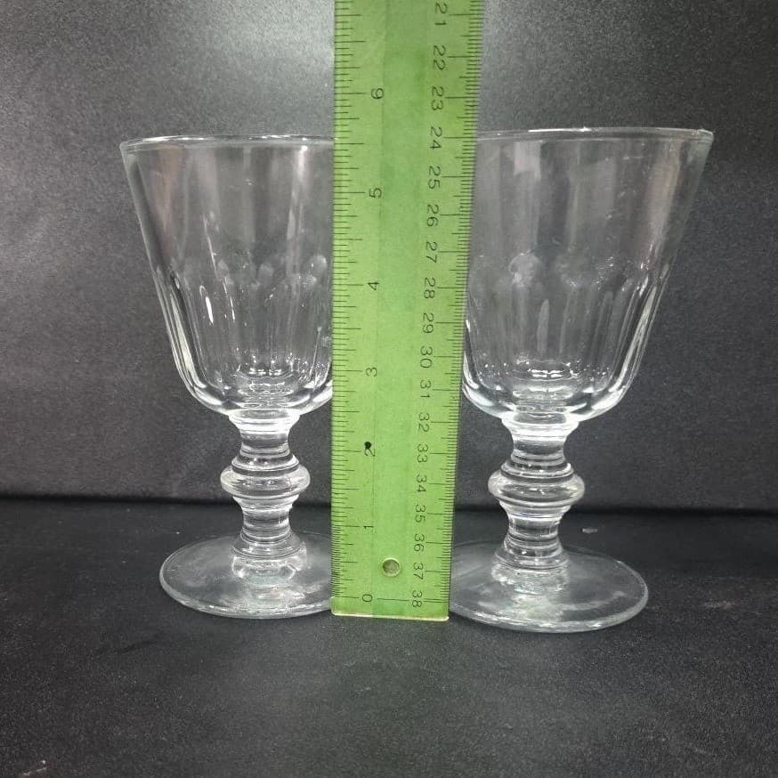 La Rochere Perigord Wine Glasses, Set of 2, Vtg French Bistro Goblets, Stemware - Thumbnail 9