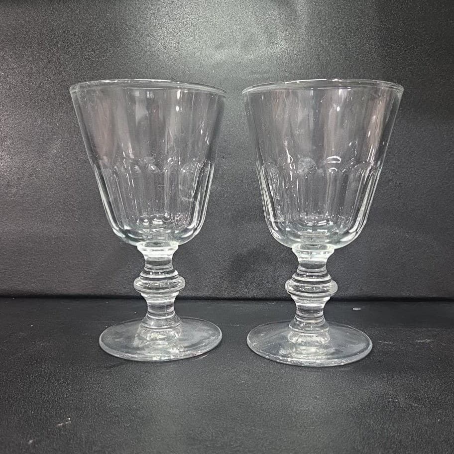 La Rochere Perigord Wine Glasses, Set of 2, Vtg French Bistro Goblets, Stemware - Thumbnail 3