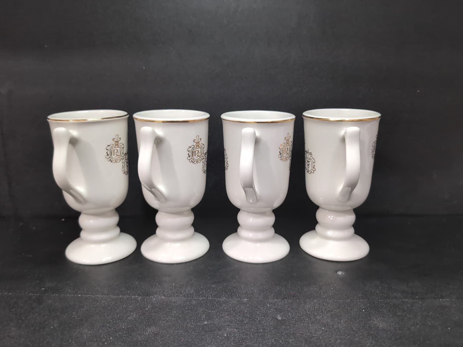 Caduceus Irish Coffee Mug Set, RX Medical Mugs, Doctor Nurse Gift, Vintage Hall - Thumbnail 4