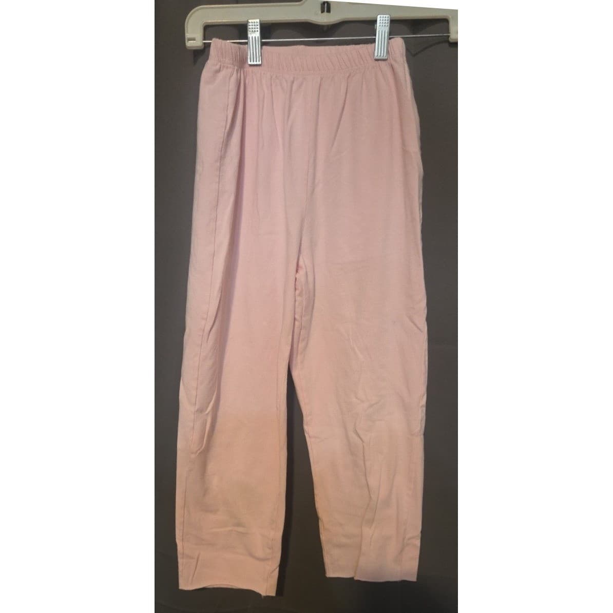Rafaella Light Pink Elastic Waist Straight Leg Lounge Pajama Pants Woman's Small - Thumbnail 3