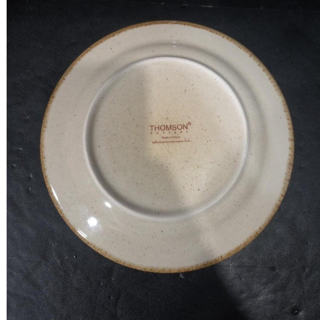 Thomson Pottery Caramel Swirl Salad Plates, Set of 2, Replacement Dinnerware - Thumbnail 4