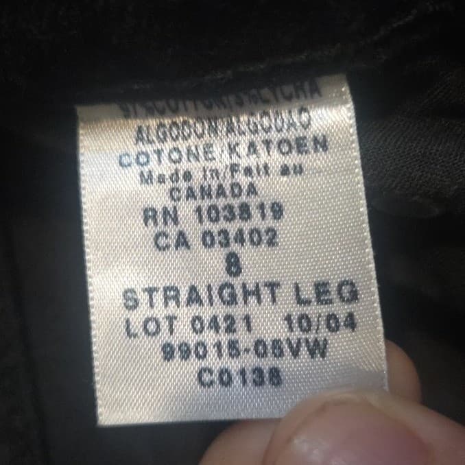 Harley-Davidson Straight Leg Black Denim Jeans, Woman's Size 8 99015-05VW - Thumbnail 8