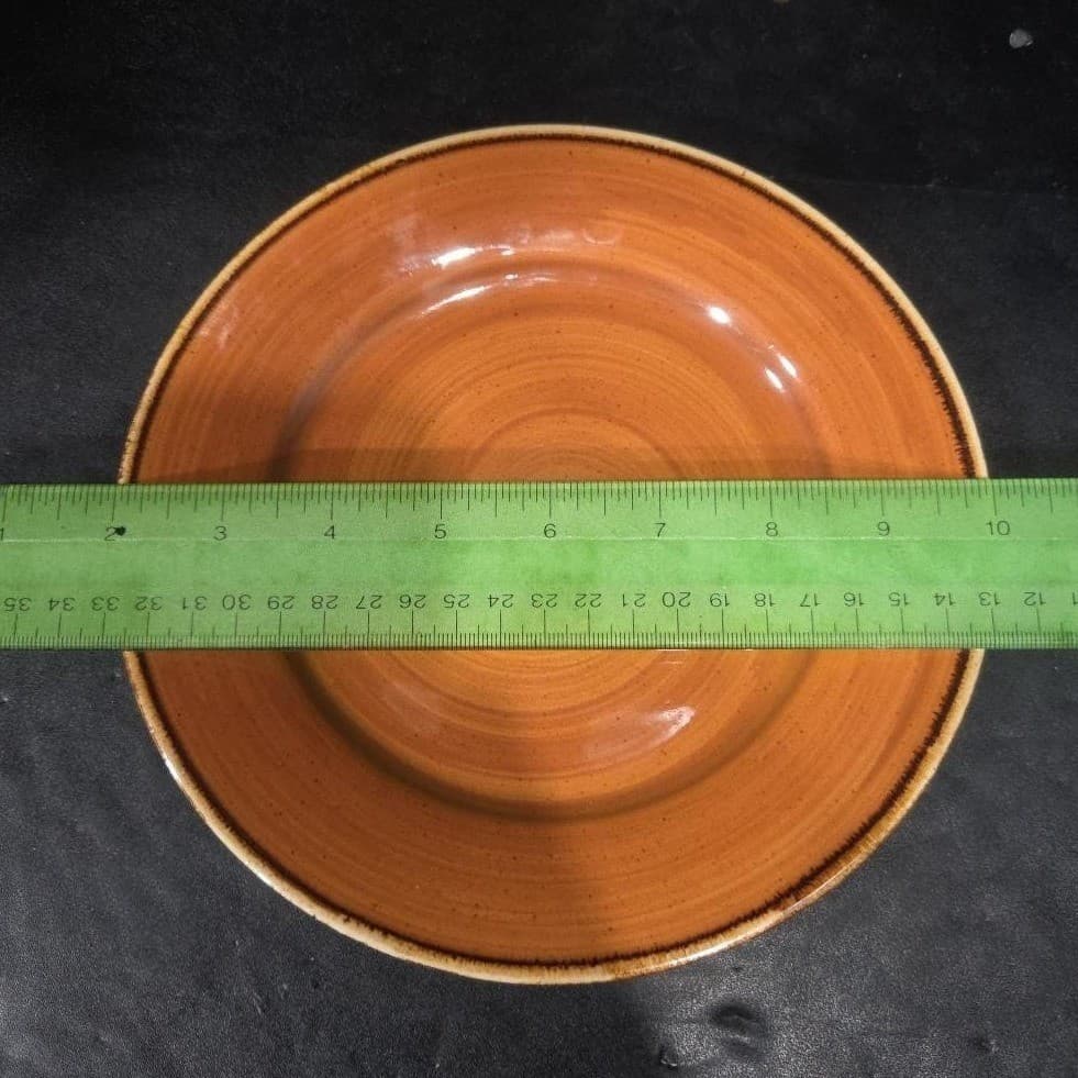 Thomson Pottery Caramel Swirl Salad Plates, Set of 2, Replacement Dinnerware - Thumbnail 5