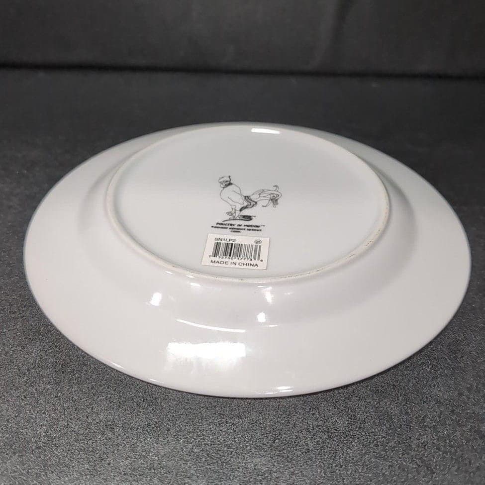 Sharon Neuhaus Fruit Cocktail Luncheon Plate, Vintage Poultry In Motion Series - Thumbnail 6