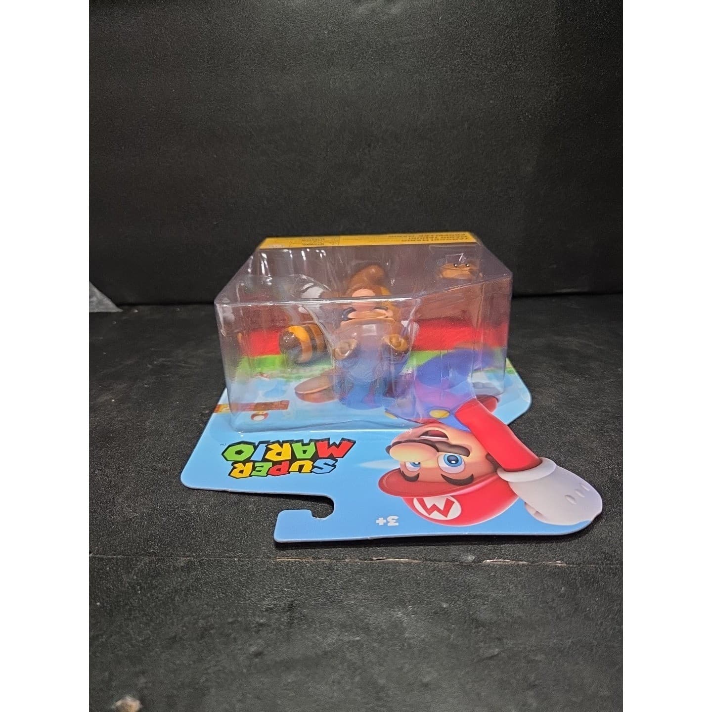 Jakks Pacific Super Mario Tanooki Mario 4" Action Figure with Super Leaf NIP - Thumbnail 4