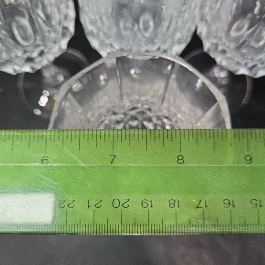 Cristal D'Arques Longchamp Water Goblets, Set of 4, Vintage Wine Glasses - Thumbnail 10