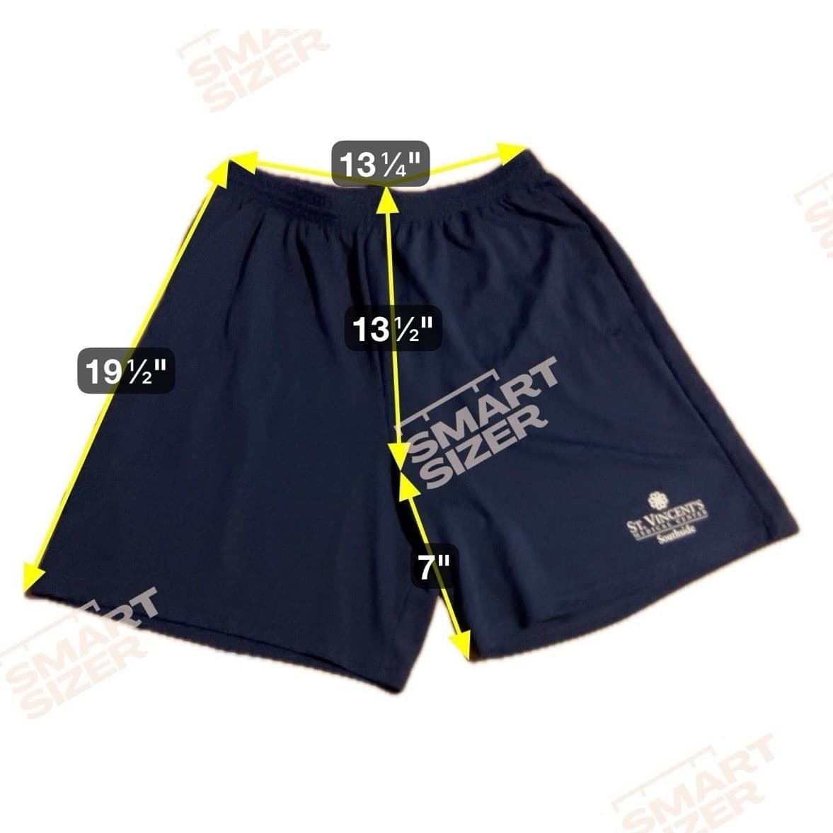 Augusta Sportswear Navy Blue St Vincents Medical Center Athletic Shorts, Mens XL - Thumbnail 3
