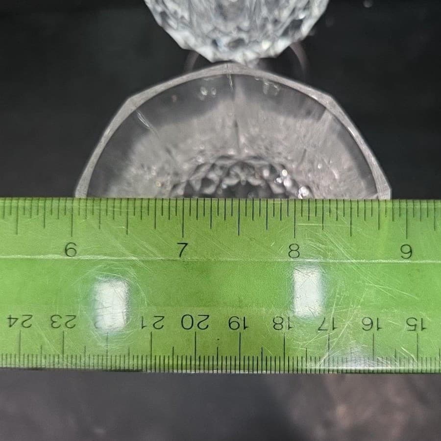 Cristal D'Arques Longchamp Wine Glasses, Set of 2, Vintage Crystal Stemware - Thumbnail 10